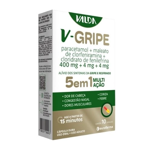 V-GRIPE 400MG+4MG+4MG 10CAP