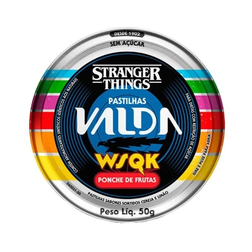 VALDA STRANGER THINGS WSQK PONCHE DE FRUTAS 50G