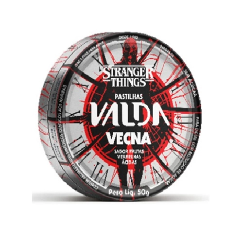 VALDA STRANGER THINGS FRUTAS VERMELHAS ACIDAS 50G