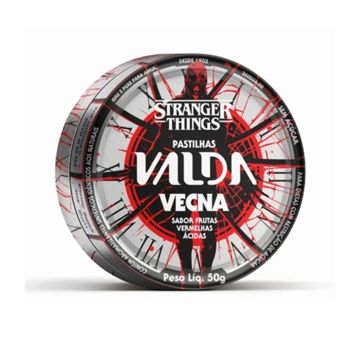 VALDA STRANGER THINGS FRUTAS VERMELHAS ACIDAS 50G