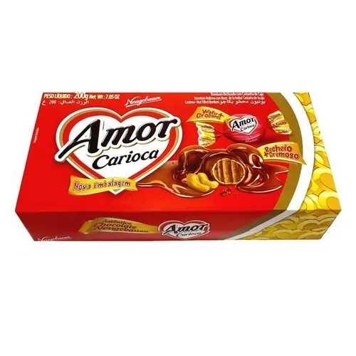 BOMBOM AMOR CARIOCA CX 200G NE