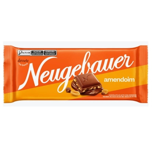 BARRA NEUGEBAUER CHOCOLATE AMENDOIM 80G