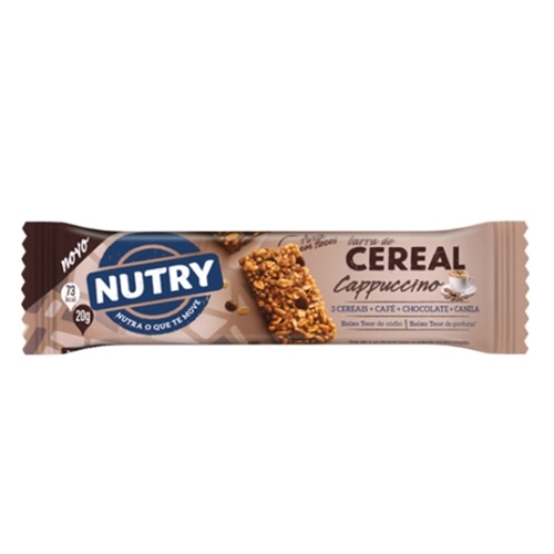 BARRA CEREAL NUTRY CAPUCCINO 20G