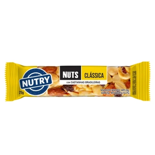 BARRA CEREAL NUTRY NUTS CLASSICA 25G