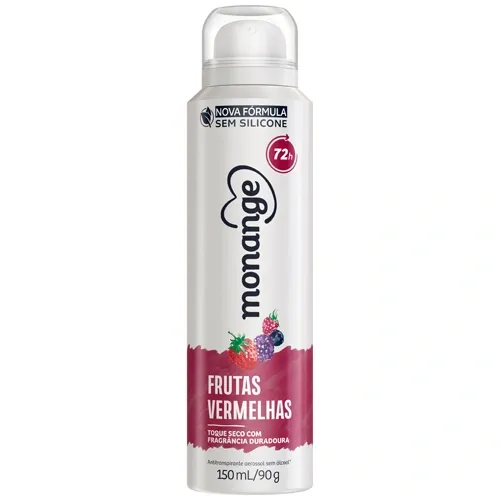 DESODORANTE MONANGE AEROSSOL FRUTAS VERMELHAS 150ML