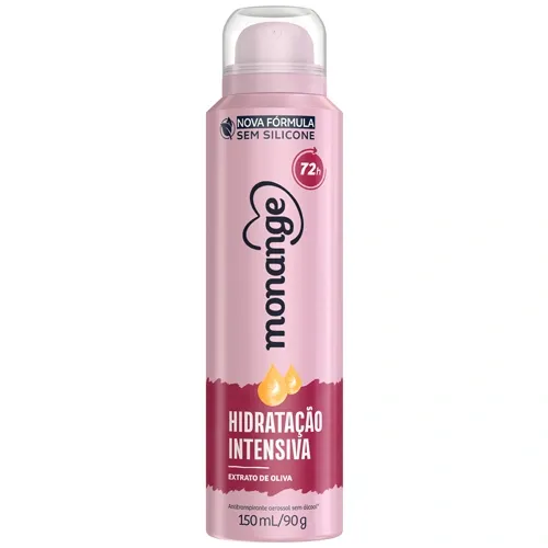 DESODORANTE MONANGE AEROSSOL HIDRATACAO INTENSIVA 150ML