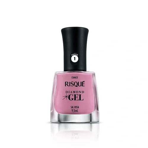 ESMALTE RISQUE GEL DIAMOND SAL ROSA 9,5ML