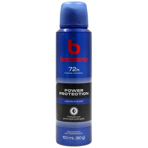 DESODORANTE BOZZANO AER POWER PROTECT CARVAO ATIVADO 150ML