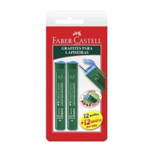 GRAFITE FABER CASTELL 07 COM 2 ESTOJOS