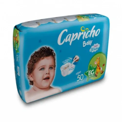 Fralda Capricho Baby Hiper Eg 50Un
