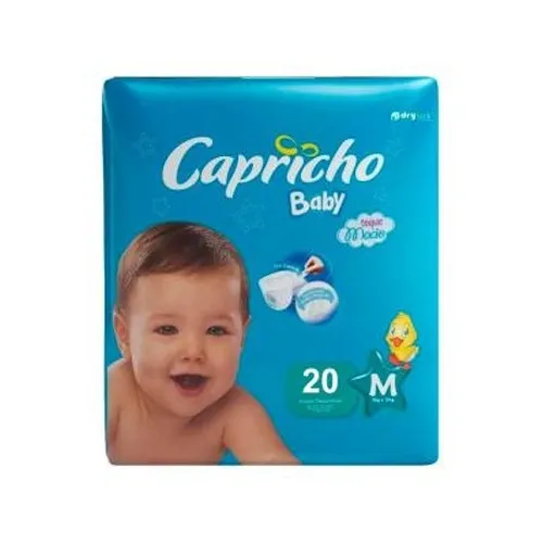 FRALDA CAPRICHO BABY JUMBINHO M 20UN