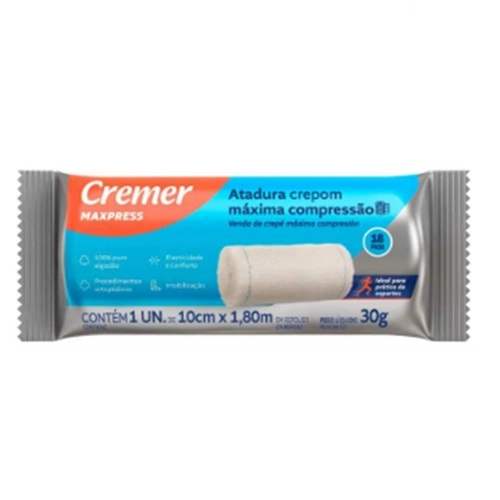 ATADURA CREPOM CREMER MAXPRESS 10CMX1,8M 1UN
