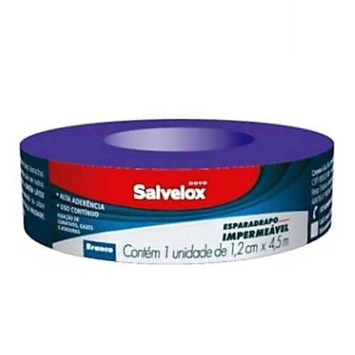 ESPARADRAPO SALVELOX IMPERMEAVEL 1,2CMX4,5M 1UN