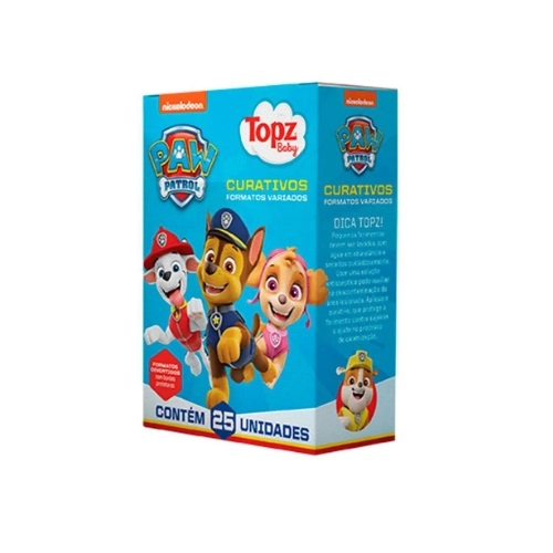 CURATIVO TOPZ BABY PATRULHA CANINA 25UN