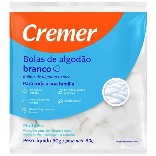 ALGODAO CREMER BOLAS 50G