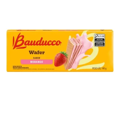WAFER MORANGO BAUDUCCO 140G