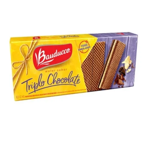 WAFER TRIPLO CHOCOLATE BAUDUCCO 140G