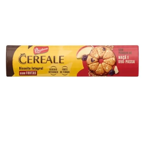 Biscoito Cereale Maca E Uva Bauducco 141G