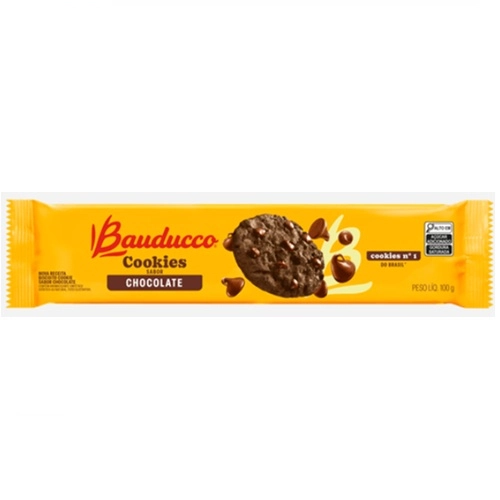 BAUDUCCO BISCOITO COOKIES CHOCOLATE 100G