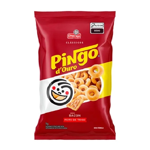 SALGADINHO PINGO D'OURO BACON 76G