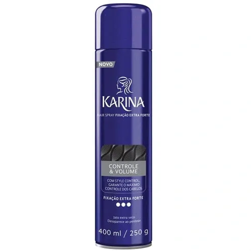 FIXADOR PARA CABELOS KARINA EXTRA FORTE 400ML