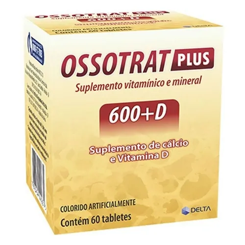 OSSOTRAT PLUS 600 + D 60 COMPRIMIDOS