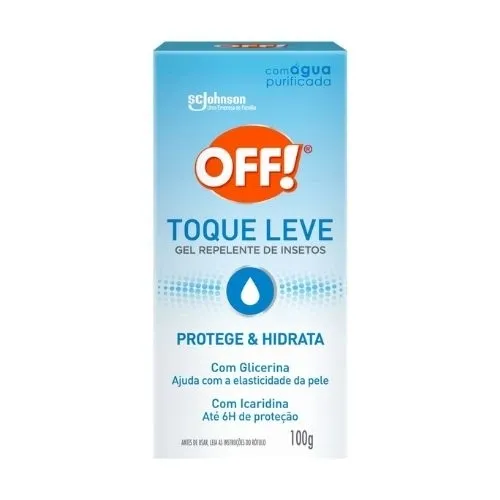 REPELENTE DE INSETOS OFF! TOQUE LEVE GEL 100G