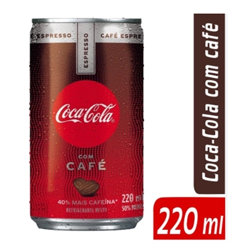 REFRIGERANTE COCA COLA MINI CAFE EXPRESSO 220ML