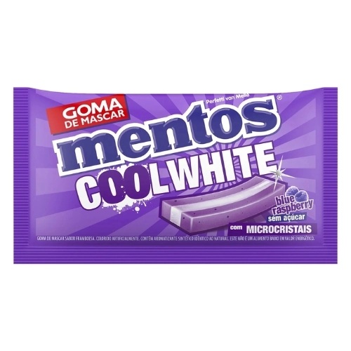 MENTOS CHICLETE COOL WHITE BLUE RASPBERRY 8,5G