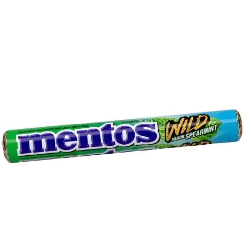 MENTOS BALA STICK WILD SPEARMINT 37,5G