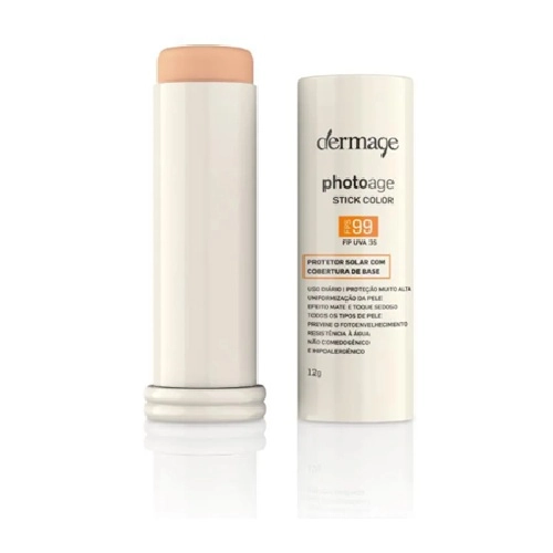 PROTETOR DERMAGE F99 PHOTOAGE STICK COLOR BEGE CLARO 12G