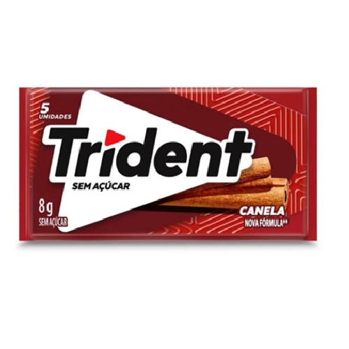 TRIDENT CHICLETE CANELA 8G