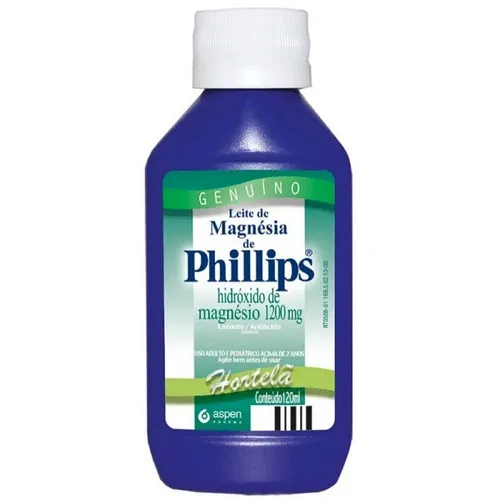 LEITE MAGNESIA PHIL 120ML HORT
