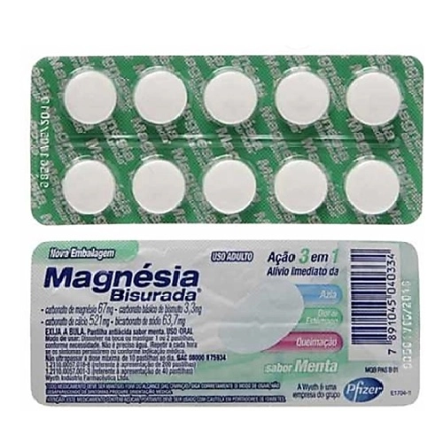 MAGNESIA BISURADA MENTA ENV 10PAST