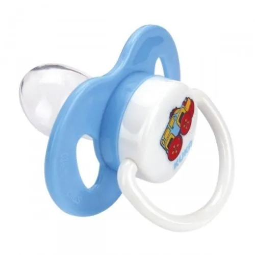 CHUPETA KUKA SIL ORT T1 AZUL DECORADA PLUS 2466 1UN