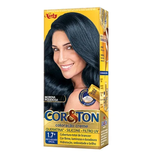TINTA COR&TON 1.71 PRETO AZULADO ESPECIAL 1UN