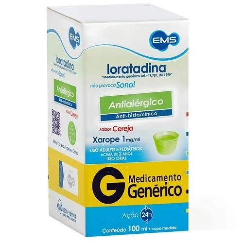 LORATADINA 1MG/ML XPE 100ML