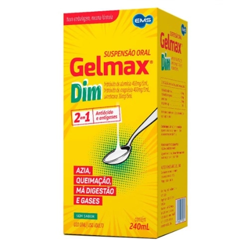 GELMAX DIM 400MG+400MG+30MG/5ML LIQ 240ML