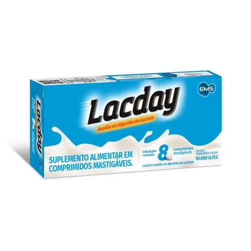 Lacday 8 Comprimidos Mastig