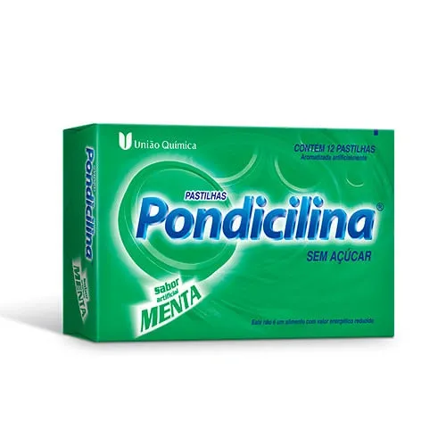 PONDICILINA MENTA 12 PASTILHAS