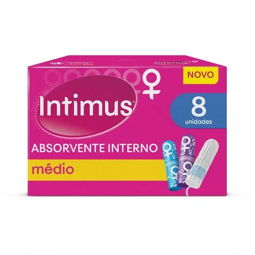 ABSORVENTE INTIMUS INTERNO MEDIO 8UN