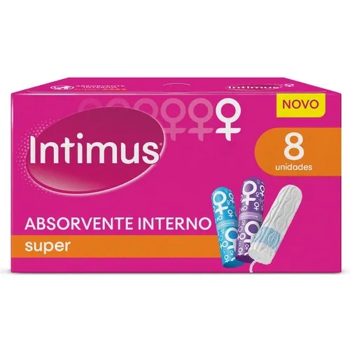ABSORVENTE INTIMUS INTERNO SUPER 8UN