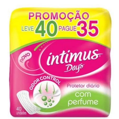 ABSORVENTE INTIMUS PROTETOR DIARIO FRESCOR DIARIO S/ABAS 40UN