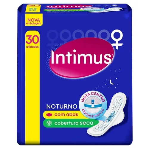 ABSORVENTE INTIMUS NOTURNO SECA ABAS 30UN