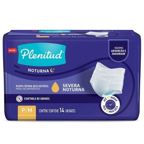 ROUPA INTIMA PLENITUD NOTURNA P/M 14UN