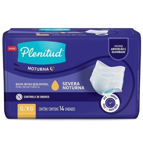 ROUPA INTIMA PLENITUD PREMIUM COMFORT G/XG 14UN
