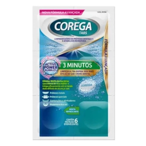 COREGA TABS 3MINUTOS ENV 6CP EFERV