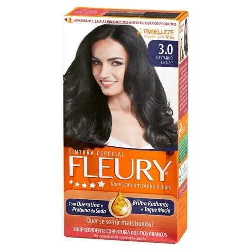 TINTA FLEURY 3.0 CASTANHO ESCURO 1UN