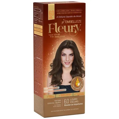 TINTA FLEURY 6.0 LOURO ESCURO 1UN