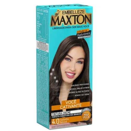 TINTA MAXTON 4.0 CASTANHO NATURAL KIT 1UN